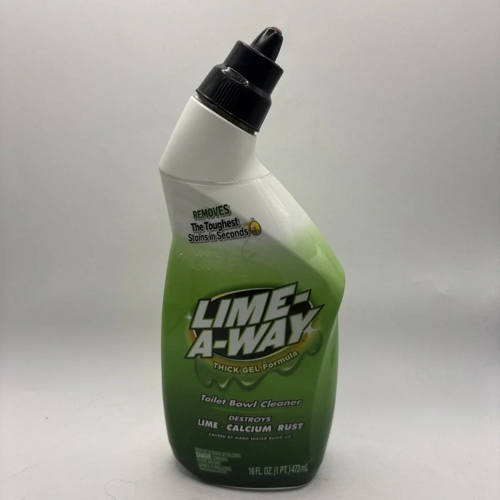 2X Lime Away Toilet Bowl Cleaner Destroys Lime Calcium Rust 16 Oz NEW
